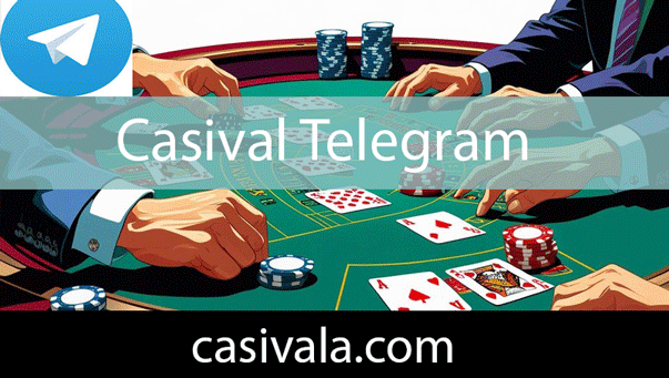 Casival telegram resmi kanalıyla oyuncularına destek veren formattadır.